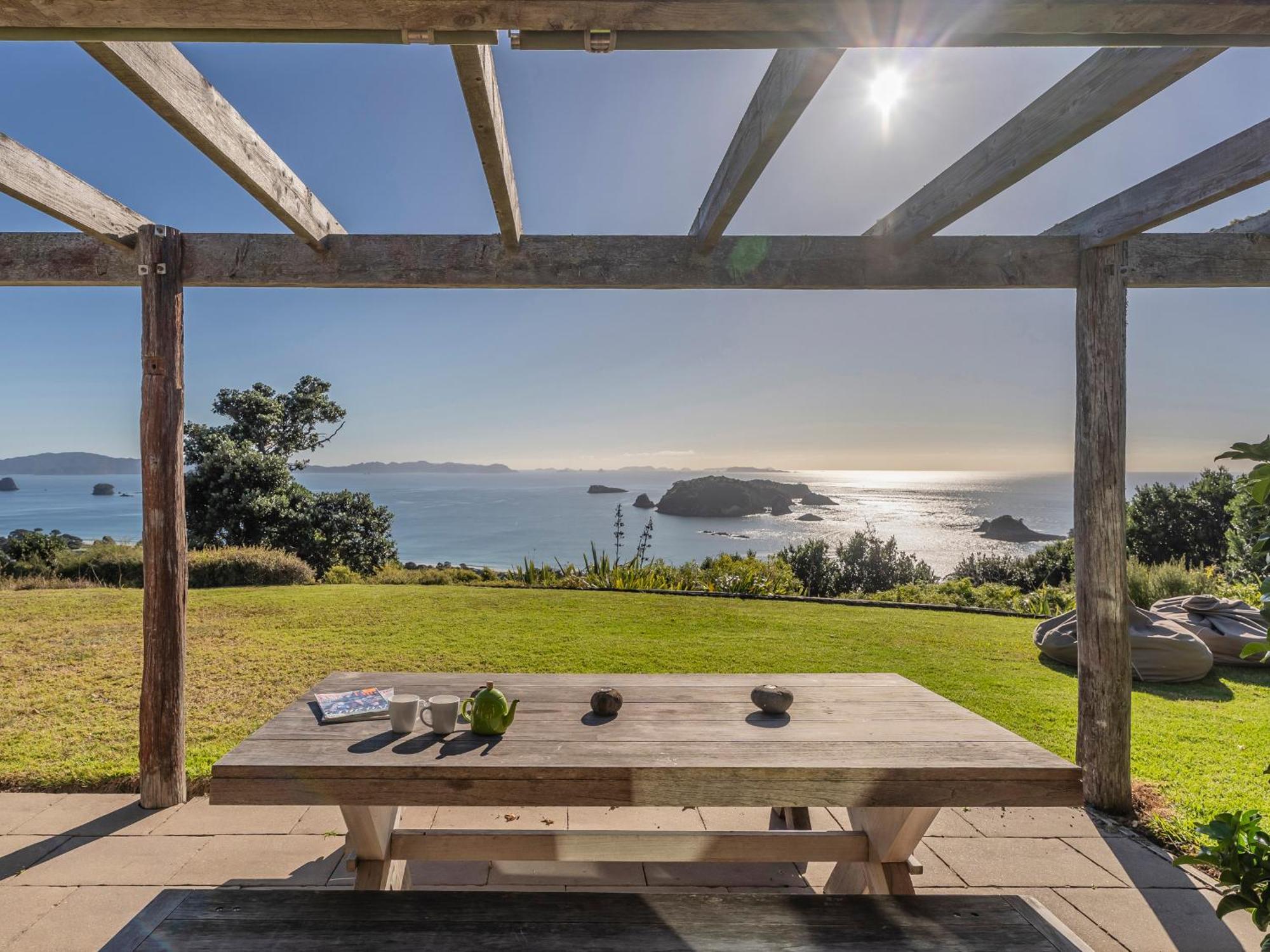 The Grandstand - Hahei Holiday Home Exterior foto